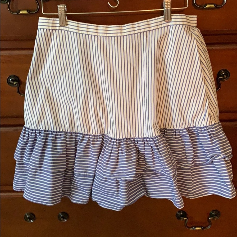 J. Crew ruffled skirt size 14
